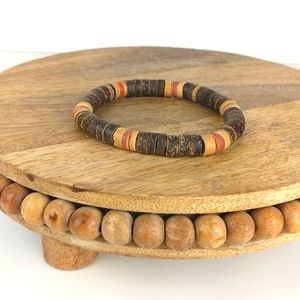 Stretchy Surfers Wooden Bracelet